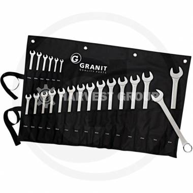 Набір ключів рожкових GRANIT BLACK EDITION 21 шт., 6-32 мм