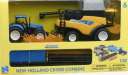 Модель комбайна 1/32 New Holland CR9090 в комплекті із трактором і прицепом