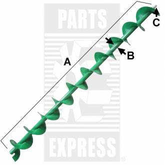 Шнек розвантажувальний зовнішній, JD9680STS / T670 / S550 / S650 / 9660STS / 9760STS / 9770STS
