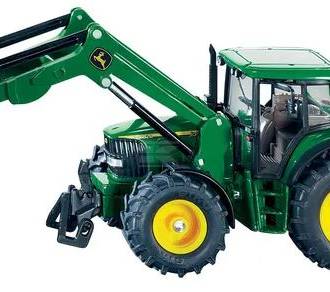 Іграшка трактор John Deere 6820 з навантажувачем Siku 1:32